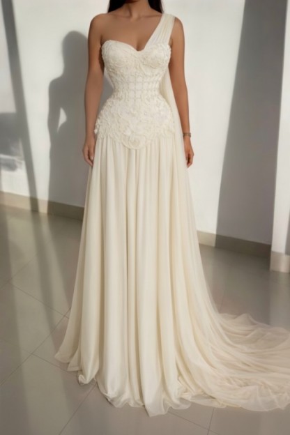 Schöne Abendkleider Lang Rosa Ballkleider mit Spitze