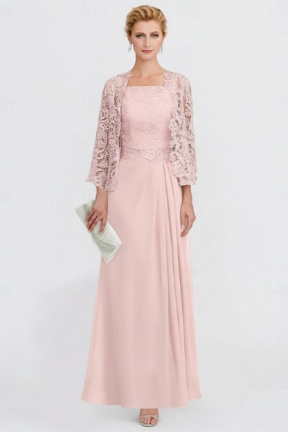 Elegante Brautmutterkleider Mit Jacket Kleider für Brautmutter