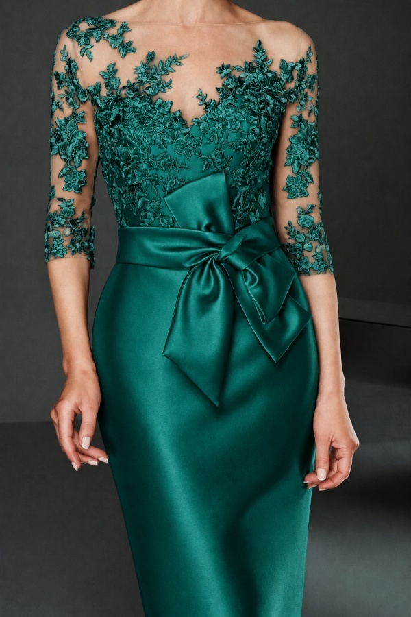 Schöne Brautmutterkleider Kurz mit Spitze | Elegante Kleider für Brautmutter