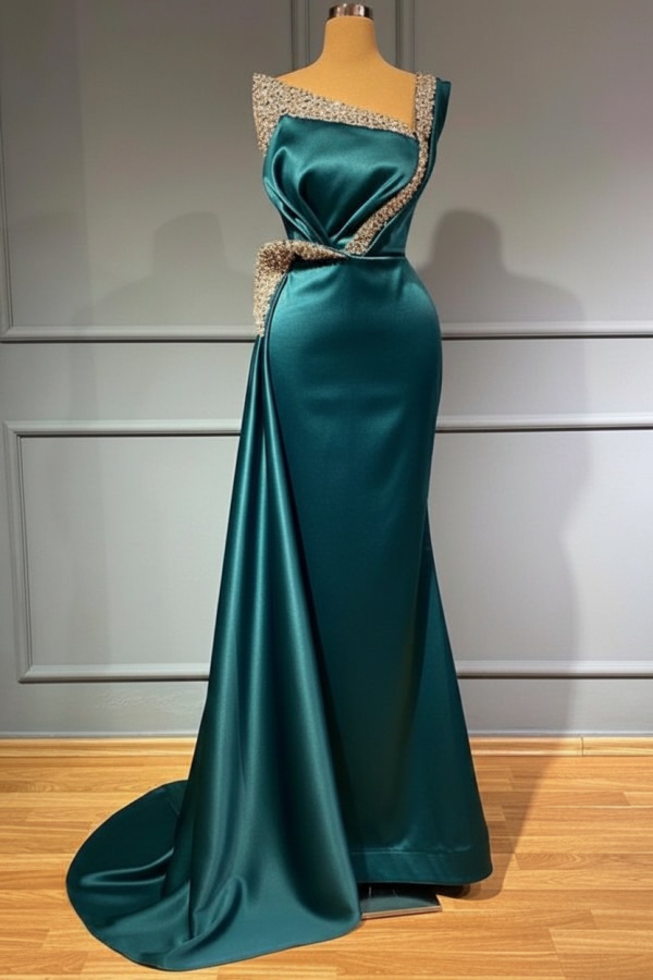 Blaues Abendkleid Lang Günstig | Abiballkleider mit Glitzer