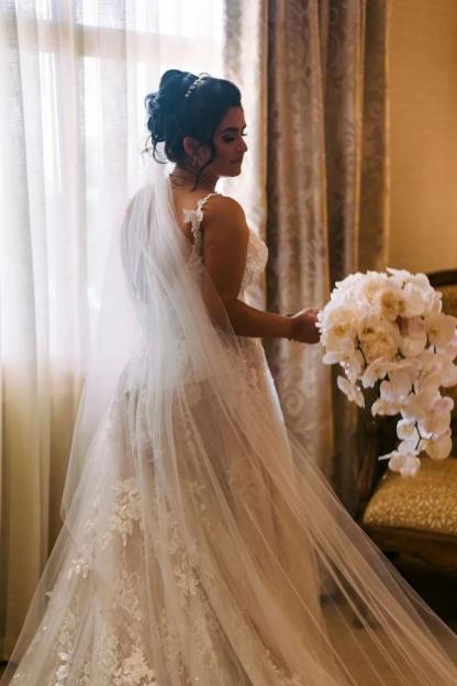 Moderne Hochzeitskleider Online | Brautkleider A Linie Spitze