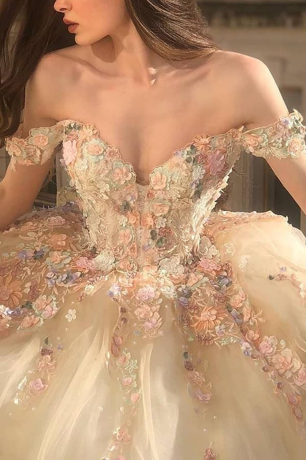 Prinzessin Brautkleider Tüll | Hochzeitskleider Günstig Kaufen
