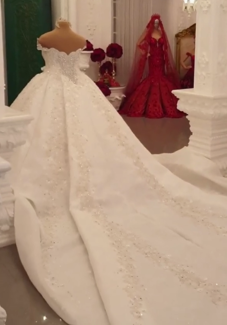 Extravagante Brautkleider Prinzessinen | Hochzeitskleider mit Spitze