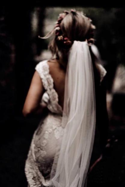 Elegante Boho Hochzeitskleider Mit Spitze Brautkleider Meerjungfrau Stil