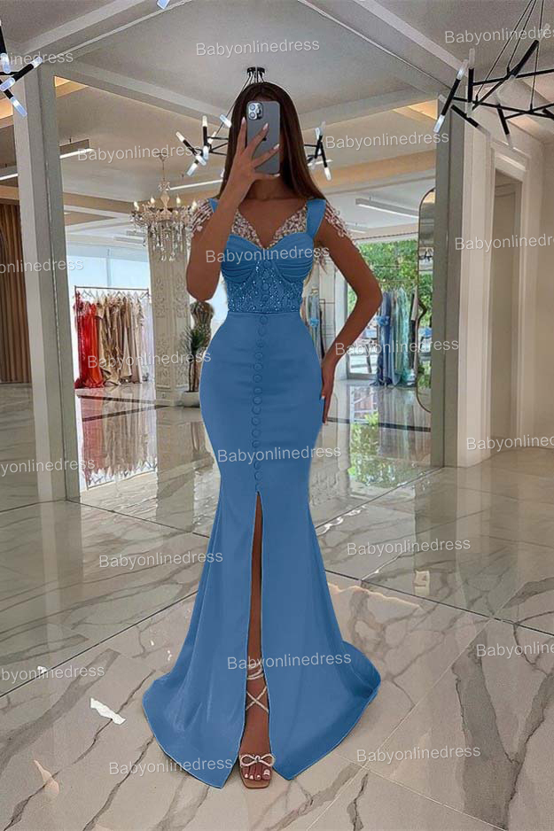 Chic Abendkleider Lang Mint Grün | Abiballkleider Günstig