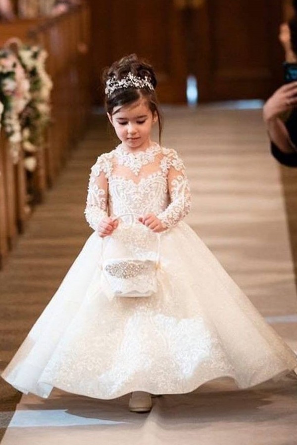 Hochzeitskleider für Kinder | Blumenmädchen Kleid