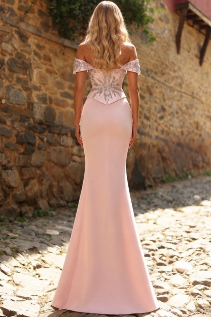 Designer Abendkleider Lang Rosa Ballkleider Abiballkleider Online
