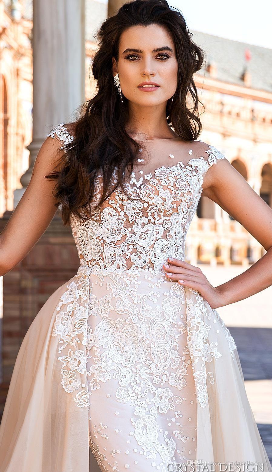 Elegante Brautkleider Mit Spitze | Hochzeitskleider A Linie Online
