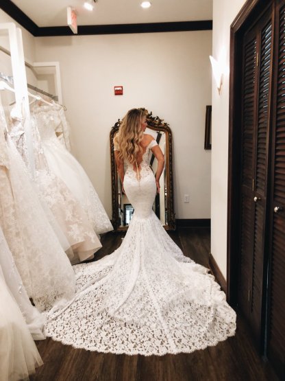 Sexy Brautkleid Meerjungfrau | Hochzeitskleider mit Spitze Online