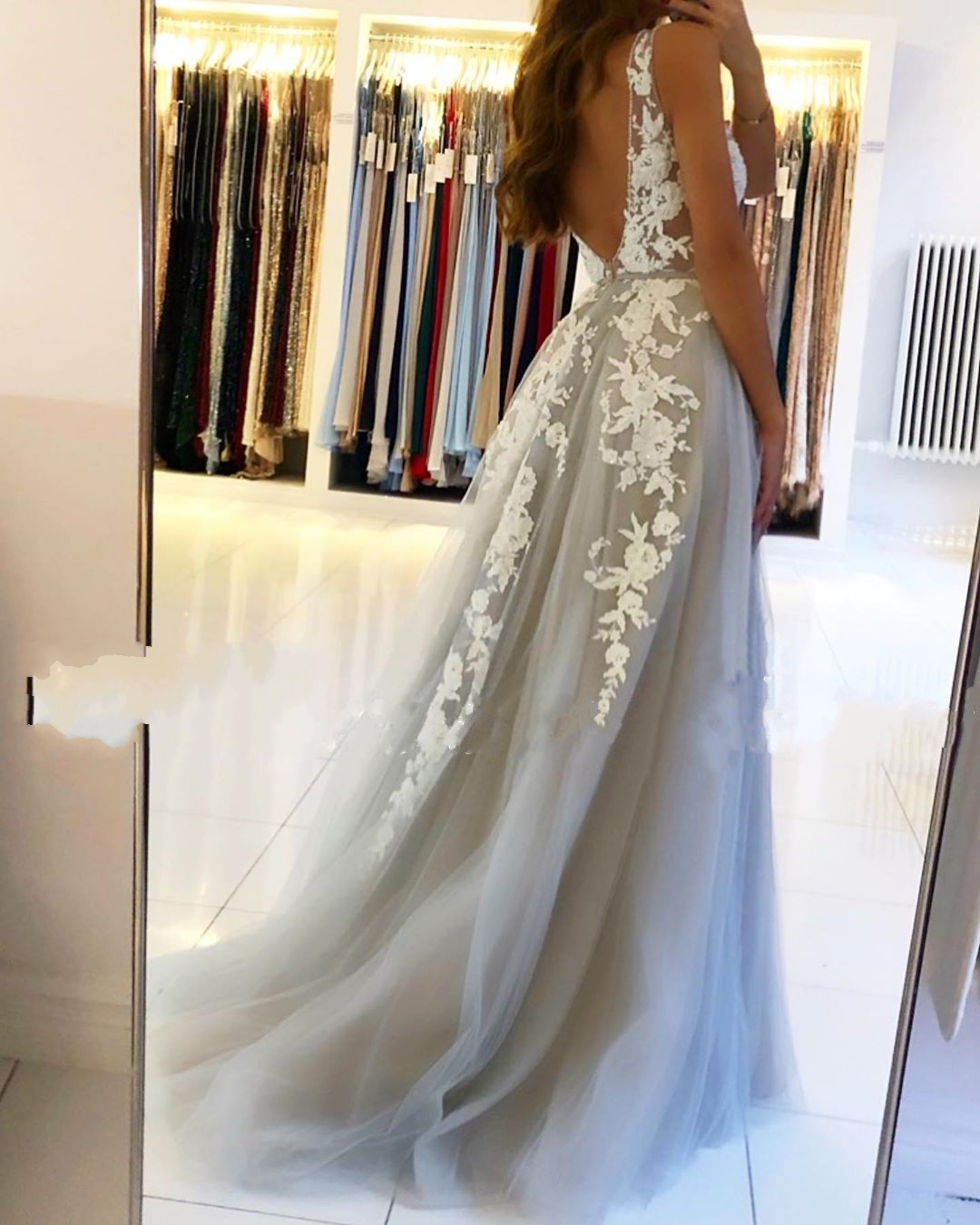 Designer Abendkleider mit Spitze | Abendmoden Lang Günstig Online