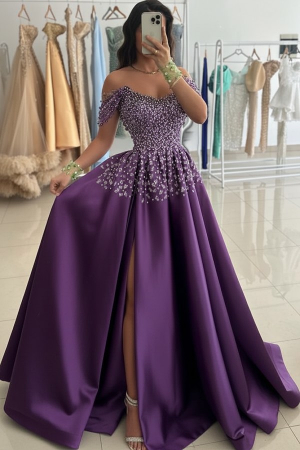 Günstige Abendkleider Lang Grün Ballkleider Abiballkleider mit Glitzer