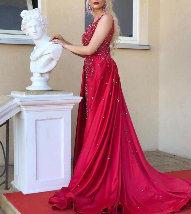 Rotes Abendkleid Lang Günstig | Rote Kleider mit Spitze