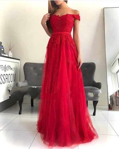 Rote Abendkleider Lang Günstig | Elegante Abendmoden Mit Spitze