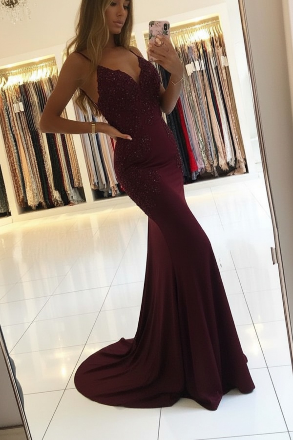 Designer Abendkleider Lang Rot | Abiballkleider Günstig Online