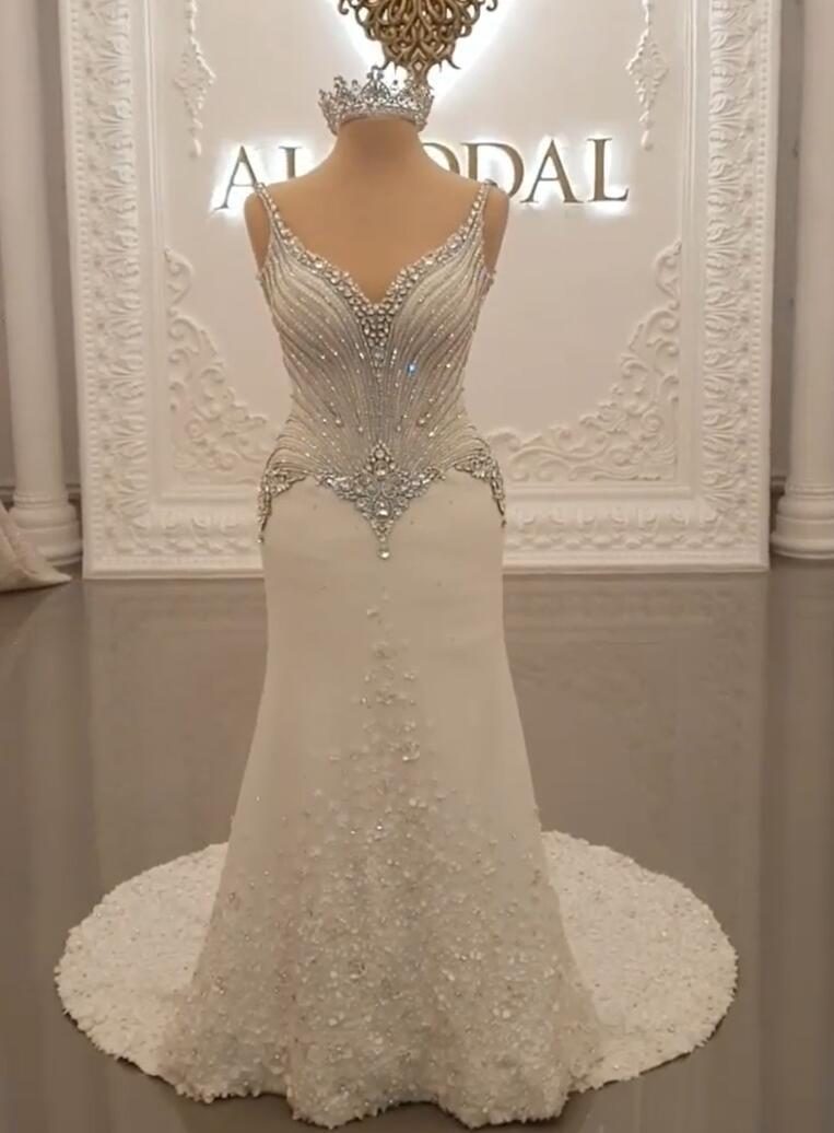 Fashion Brautkleider mit Glitzer | Hochzeitkleider Meerjungfrau Online