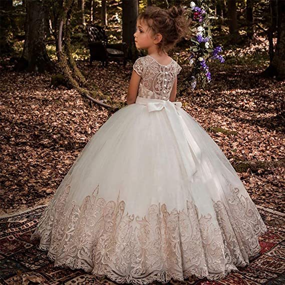 Blumenmädchen Kleider Hochzeit | Blumenmädchen Kleid Spitze
