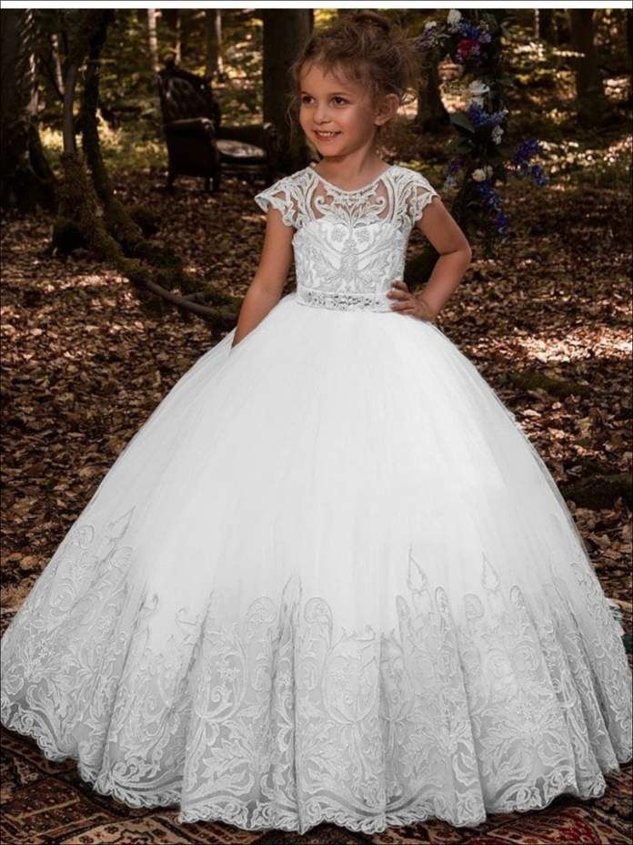 Blumenmädchen Kleider Hochzeit | Blumenmädchen Kleid Spitze