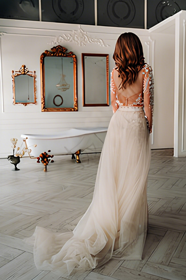 Schicke Hochzeitskleider Meerjungfrau Stil | Brautkleider mit Spitze