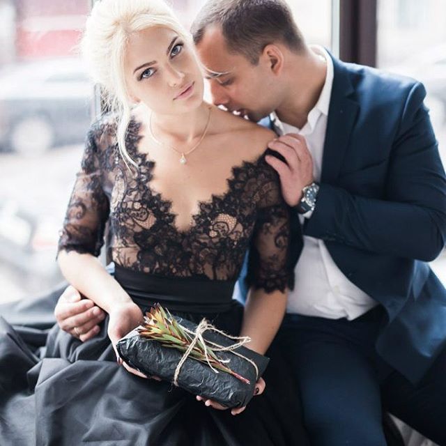 Elegante Abendkleider Schwarz Mit Spitze Ärmel Abendkleid Lang Günstig