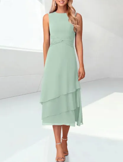 Mint Grün Brautmutterkleider Summer Hochzeitsparty Kleider Für Brautmutter