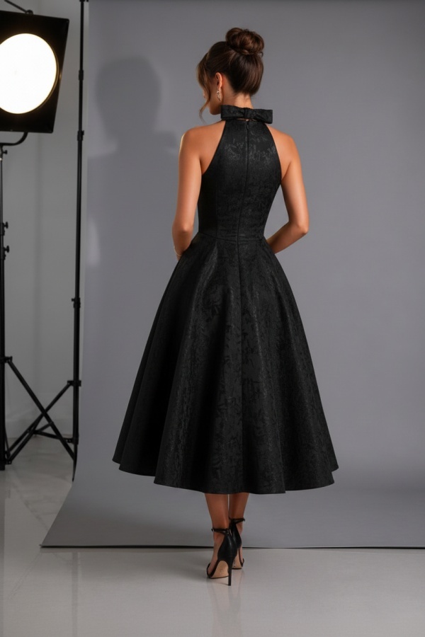 Schwarzes Abendkleid Kurz Spitze Cocktailkleider Partykleider Online