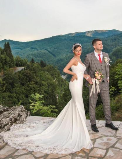 Designer Hochzeitskleider mit Spitze | Brautkleider Meerjungfrau Online