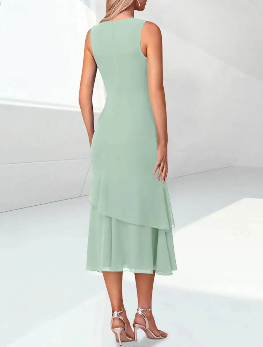 Mint Grün Brautmutterkleider Summer Hochzeitsparty Kleider Für Brautmutter