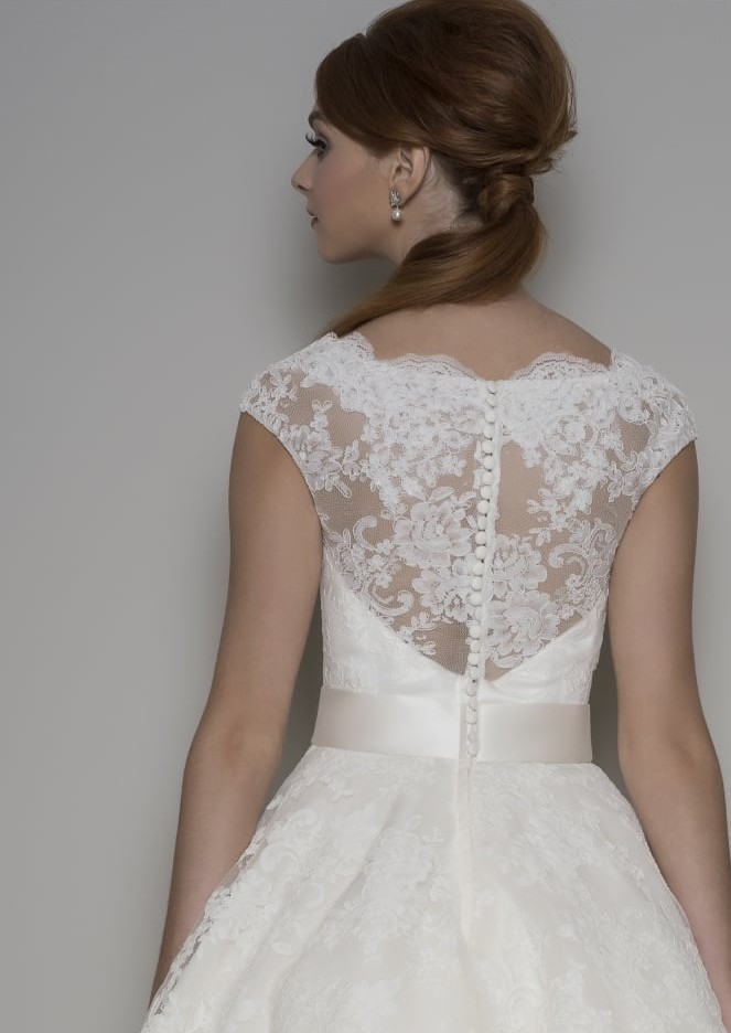 Modern Brautkleider Kurz | A Linie Hochzeitskleider Mit Spitze
