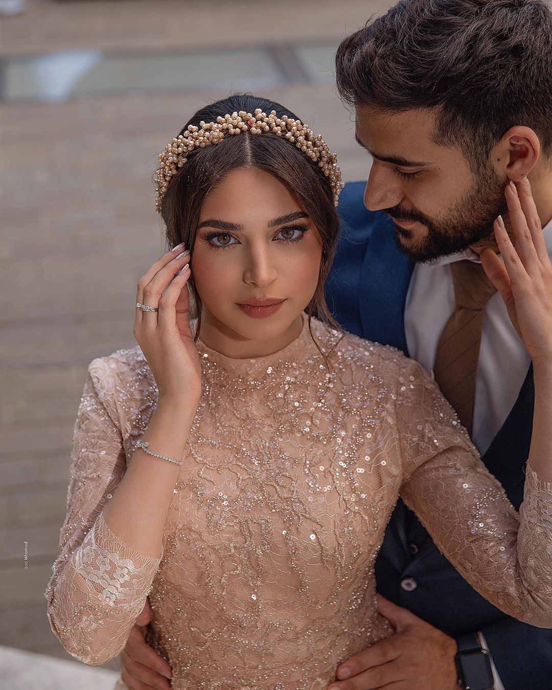 Elegante Brautkleider Kurz | Hochzeitskleider Spitze mit Ärmel