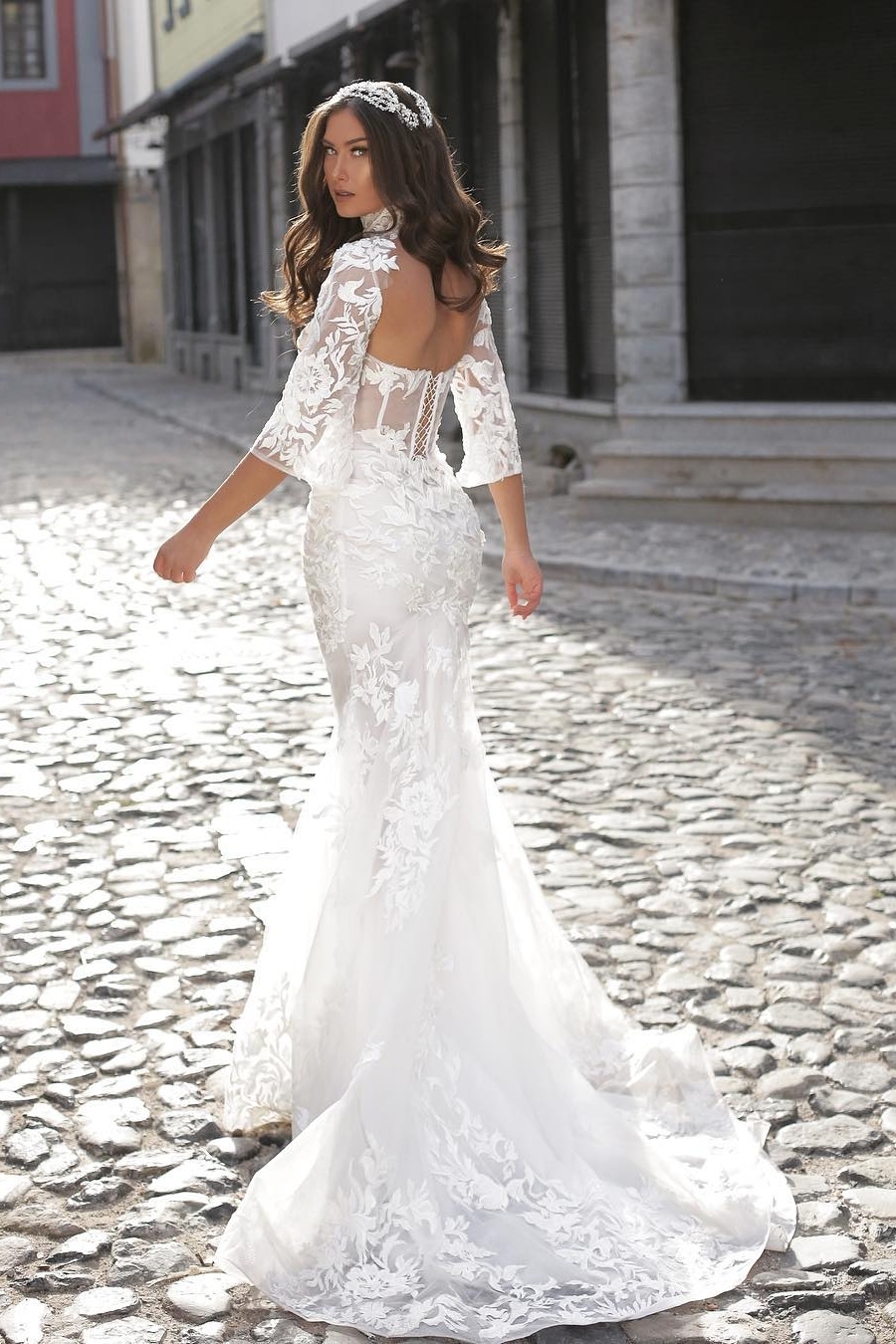 Elegante Brautkleider Meerjungfrau Hochzeitskleider mit Spitze online