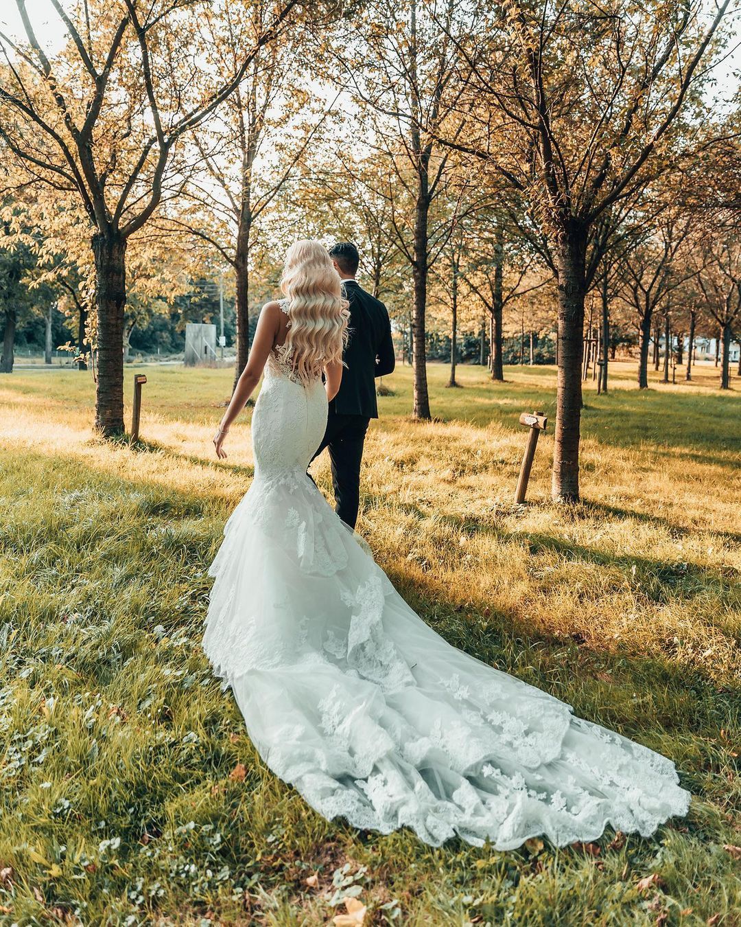 Schöne Brautkleider Meerjungfrau Stil | Hochzeitskleider mit Spitze