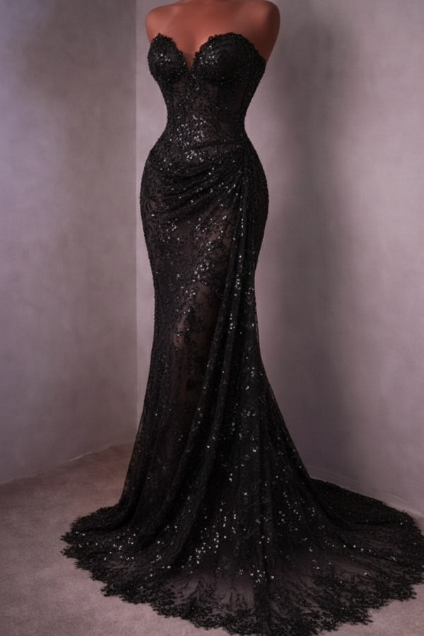 Rotes Abendkleid Lang Schlicht Spitze Ballkleider Günstig