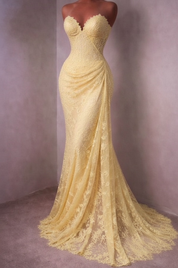 Rotes Abendkleid Lang Schlicht Spitze Ballkleider Günstig