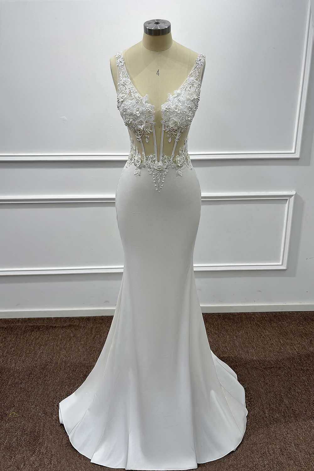 Elegante Hochzeitskleider Meerjungfrau | Brautkleider Mit Glitzer