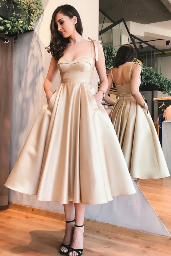 Cocktailkleid Schwarz Knielang | Abendkleider Kurz