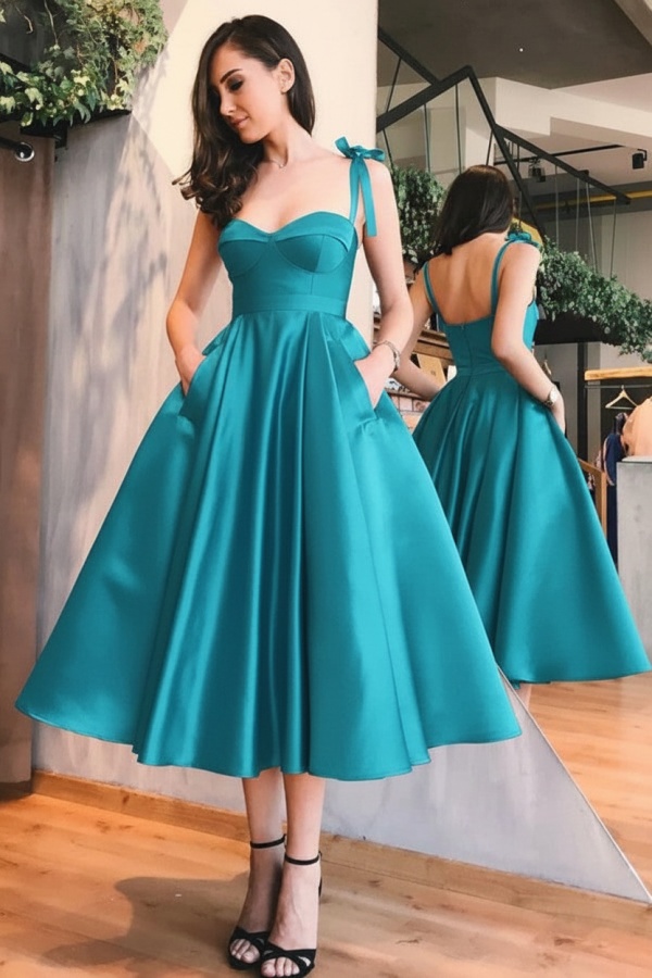 Cocktailkleid Schwarz Knielang | Abendkleider Kurz
