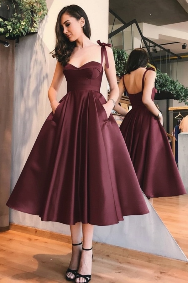 Cocktailkleid Schwarz Knielang | Abendkleider Kurz