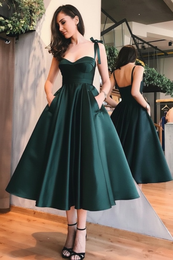 Cocktailkleid Schwarz Knielang | Abendkleider Kurz