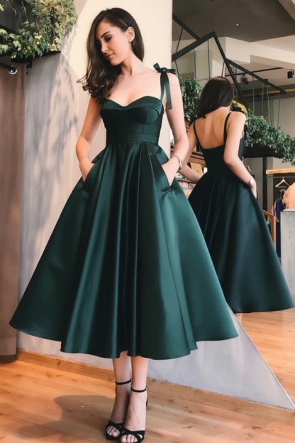 Cocktailkleid Schwarz Knielang | Abendkleider Kurz