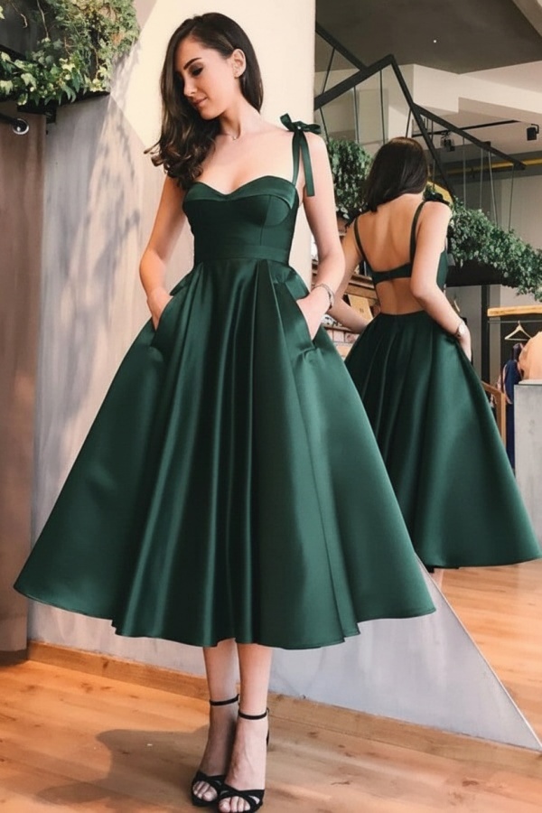 Cocktailkleid Schwarz Knielang | Abendkleider Kurz