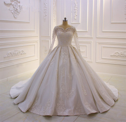 Brautkleider Mit Ärmel | Hochzeitskleider A Linie Spitze