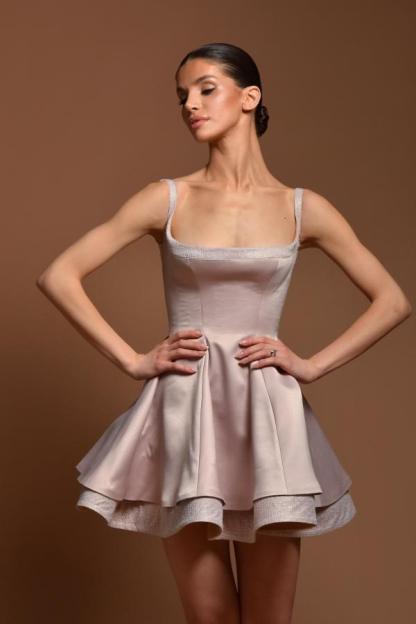 Schlichte Cocktailkleider Partykleider Kurz Abschlussballkleider Günstig-babyonlinedressde