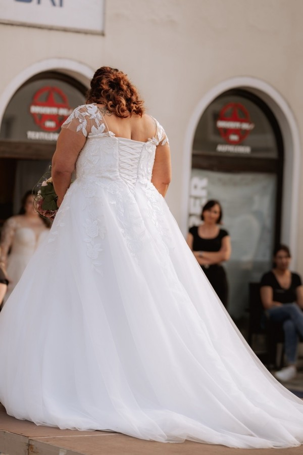 Fashion Brautkleider Große Größe Hochzeitskleider mit Spitze-babyonlinedressde