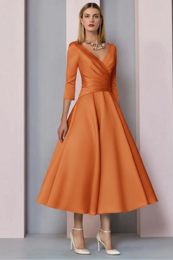 Elegante Brautmutterkleider Mit Ärmel | Kleider für Brautmutter