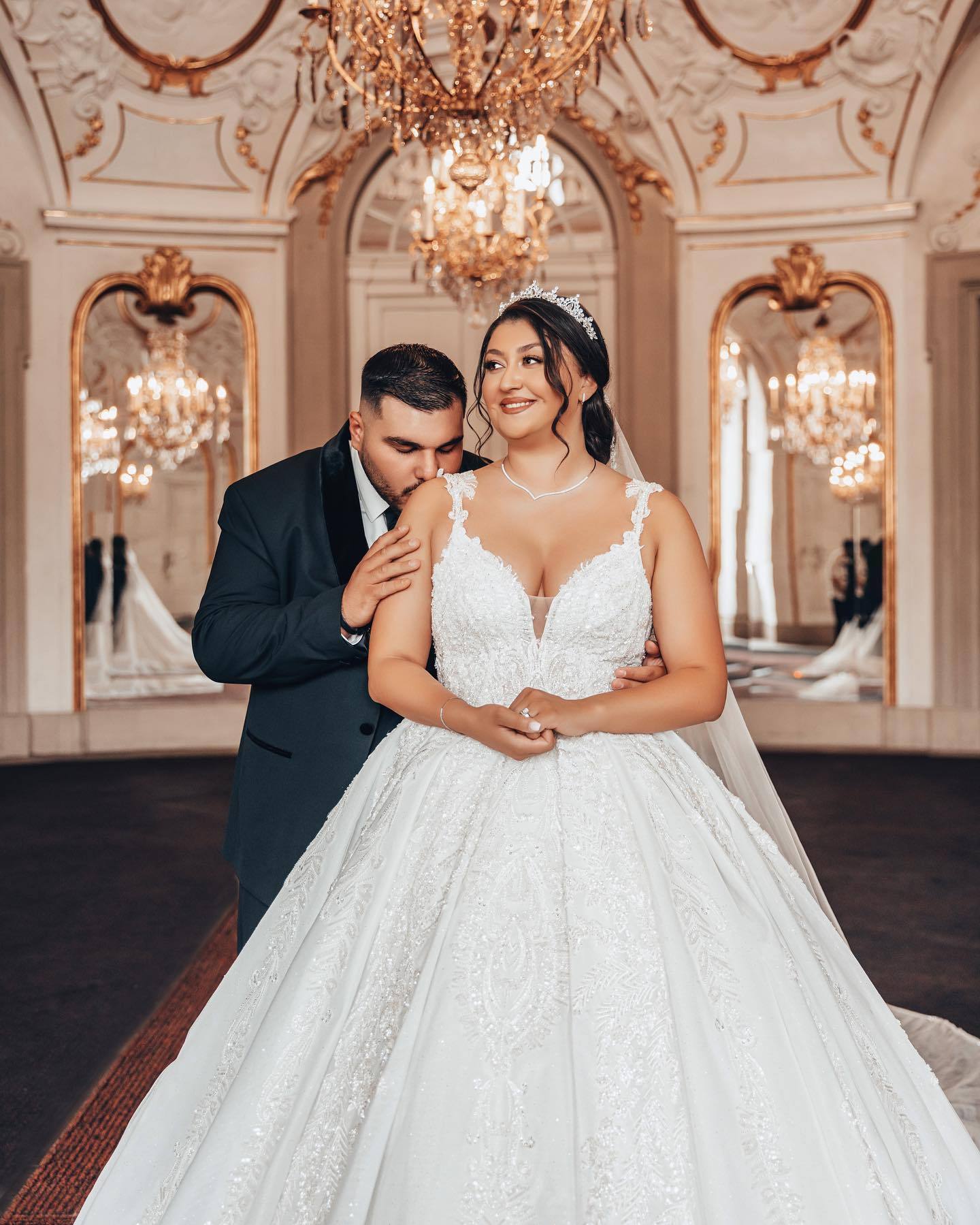 Prinzessin Hochzeitskleider Spitze | Luxus Brautkleider Online