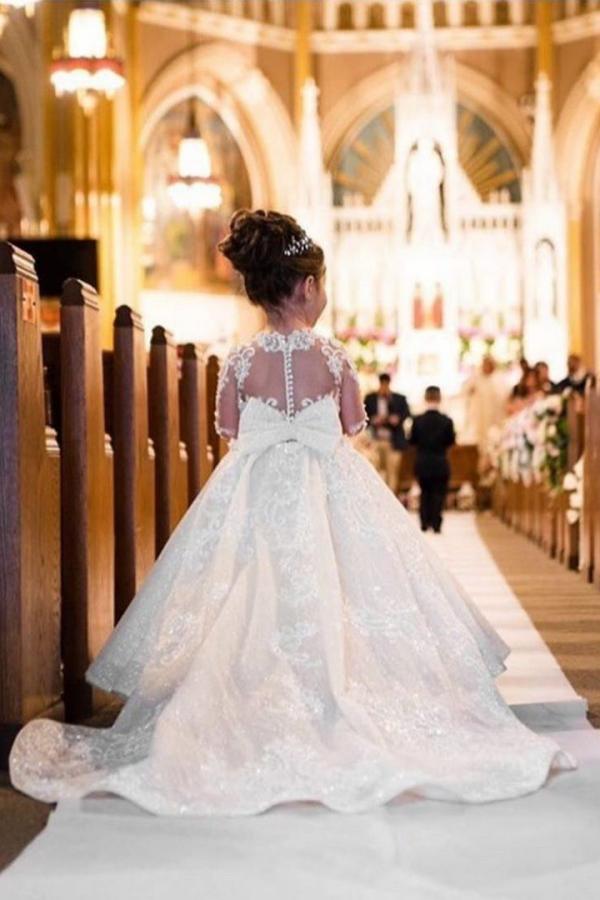 Hochzeitskleider für Kinder | Blumenmädchen Kleid
