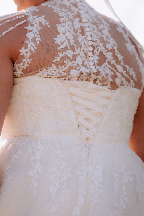 Boho Übergröße Hochzeitskleider Schlicht A Linie Brautkleider Große Größe-babyonlinedressde