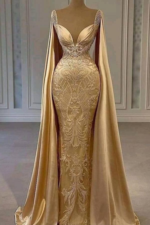 Elegante Abendkleider Lang Gold | Abiballkleider Glitzer