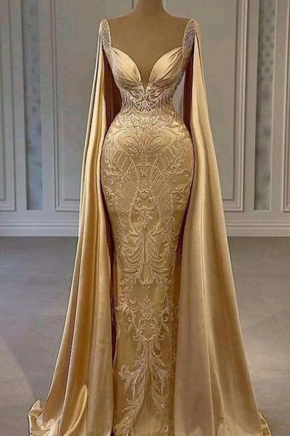 Elegante Abendkleider Lang Gold | Abiballkleider Glitzer