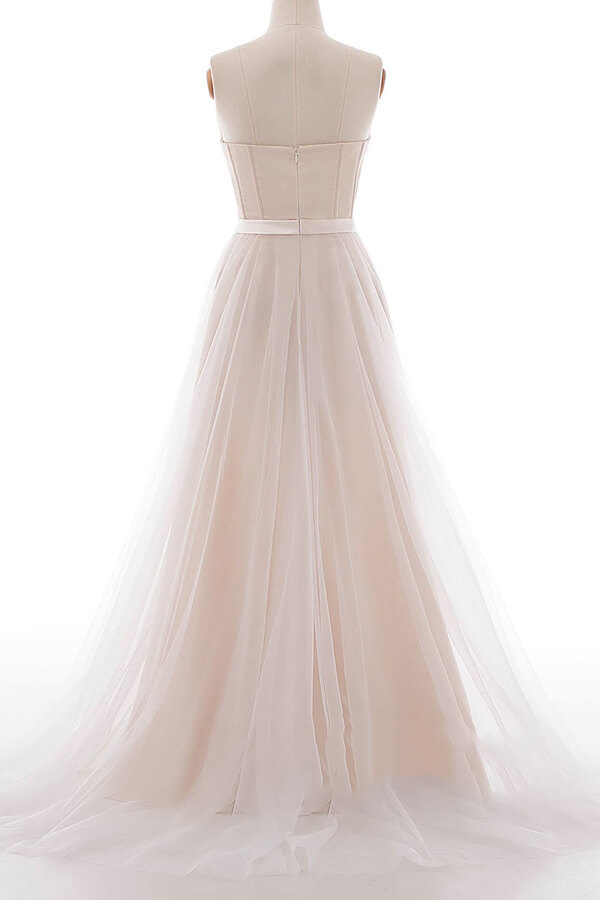 Elegante Brautkleider A linie | Hochzeitskleider Spitze Bodenlang